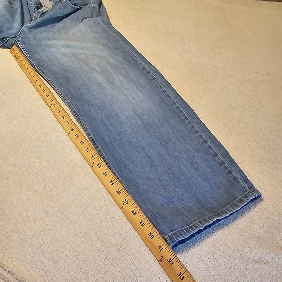 Liz Claiborne Women’s Jeans Straight Leg Blue Denim Mid Rise Size 14 Long - Picture 9 of 13